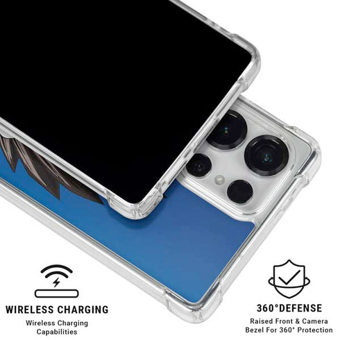 Dragon Ball Z Vegeta Portrait Galaxy S25 Ultra Clear Case